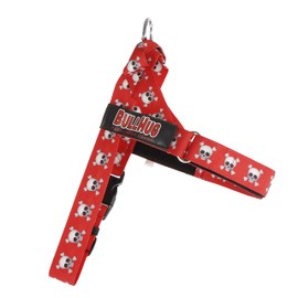 BULLHUG Harness – Made for Larger Chested Dogs Like English Bulldogs, French Bulldogs, Pugs & More. Stops Dogs from Pulling & Choking on Walks