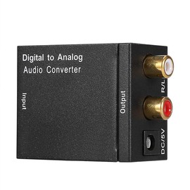 Conversor De Audio Digital Optico An Analogue Coaxial Adaptor for RCA Converters, Digital to Analog Audio Converter