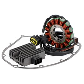 Frezon Magneto Coil Stator + Voltage Regulator + Gasket Assy Fit for Kawasaki VN900 Classic 2006-2013,Vulcan 900 Classic/Classic LT 2006-2023,Custom 2007-2008,Vulcan 900 Custom 2007-2023