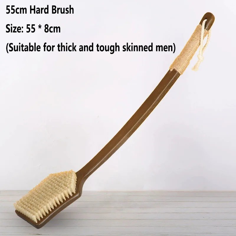 Long Handle Back Scrubber for Shower – Curved Body Brush