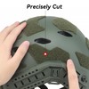 Qavctw 11pcs Tactical Helmet Velcro Set Helmets Magic Sticker DIY