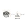 sourcing map 8 Set Rivets Stud Handbag Purse Feet 1/2"