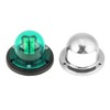 1 Pair of Stainless Steel Red & Green LED Navigation