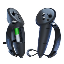 Aubika Upgraded Controller Grips Cover for Meta/Oculus Quest 3S/Quest 3 Accessories, Silicone Controllers Protector Cover with Battery Opening, Adjustable for Different-Sized Hands