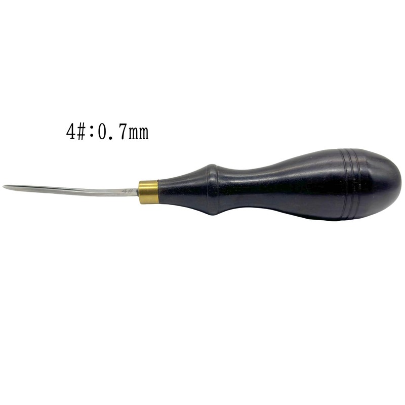 Active Island a078 Leather Craft Leather Tool Edger, Stainless Steel,
