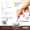 Troika Patent Chain – KR10-60/MA – keyring with chain –