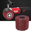 Wire Drawing Wheel Brush Drum Burnishing Cross Rubber Core Polishing