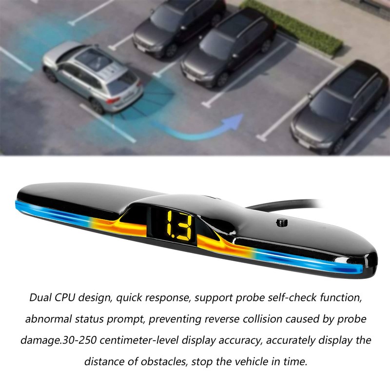 Shkalacar Parking Sensor Parking Aid Reversing Radar System with 4
