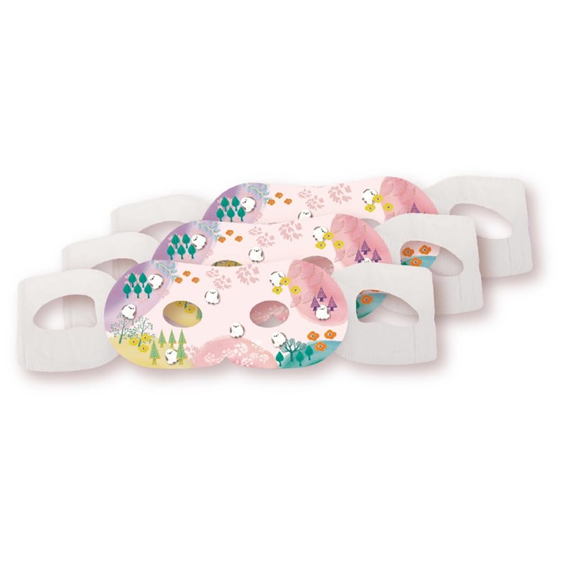 Honyarado RLK38786 Shimaenaga Naga Naga Warm Eye Mask, Forest 3P