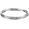 GUESS "Basic" Silver 3 Piece Interlocking Bangle Bracelet