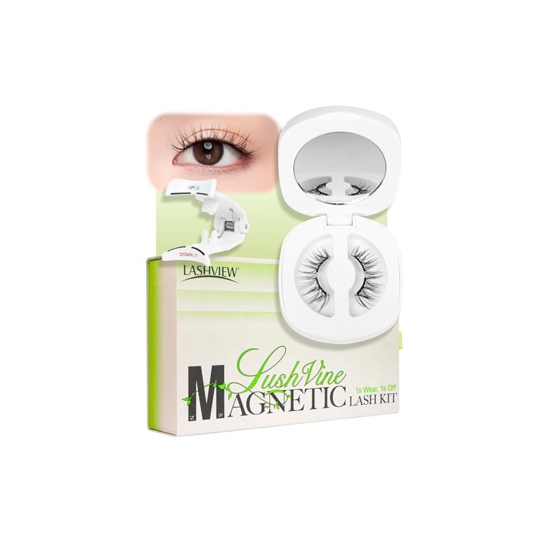 LASHVIEW False Eyelashes Magnet, Magnetic False Eyelashes Popular, Reusable Soft