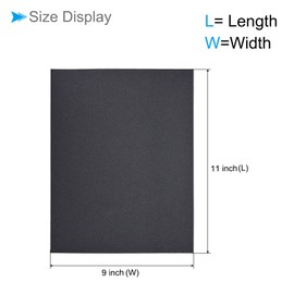 CoCud Wet Dry Sanding Sheets, 9 Inch x 11 Inch 220 Grits Sandpaper Sheets Silicon Carbide - (Applications: for Drywall Wood Metal), 5 Pieces