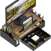 Simple Houseware Desk Monitor Stand Riser with Adjustable Organizer Tray,