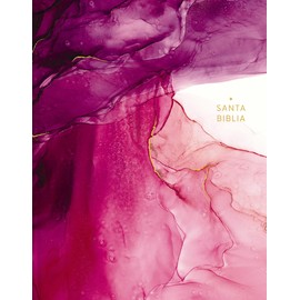 NBLA, Santa Biblia, Edición Artística Ilustrada, Tapa dura/tela, Rosado, Palabras de Jesús en Rojo, Comfort Print (Spanish Edition)