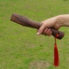 HOMSFOU 10.24In Wooden Axe Handle Replacement Ergonomic Grip for Woodworking