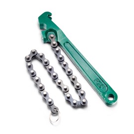 JforSJizT fits 1.6" to 5.9" Diameter Car Oil Fuel Filter Chain Wrench Pliers,Heavy-Duty 12 inches Handle Automotive Adjustable Removal Remover Tool