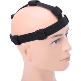Headlight Band Headlight Strap,LED Headlamp Hands-Free Flashlight Headband Headlamp Band Headband Replacement for Flashlight Sporting Outdoor Camping Hiking (Black, 1 Pcs)