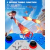 Pedroshaw 2 Pack Wireless Controller Compatible With Switch/Lite/OLED/PC, Small Pro