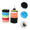 BUGUUYO 12pcs Wave Polishing Pads Kit for Auto Car Detailing