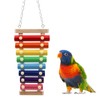 Colorful Bird Xylophone Toy, Suspensible Funny Xylophone Toy with 8 Metal Keys, Bird Cage Toy Accessories for Chicken Bird Parrot Parrot Parakeet Budgies Love Birds
