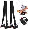 Ski Board Snowboard Back Shoulder Carry Strap Set, 2Pcs Ski