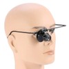 20X Magnification Single Eyeglass Magnifying Lighting Loupe Glasses Jeweler Watch
