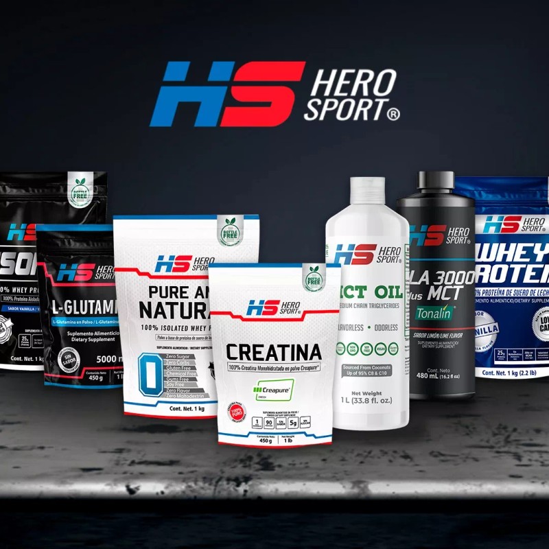 Hero sport L-carnitina 60 Caps Pouch Hero Sport Sabor Sin