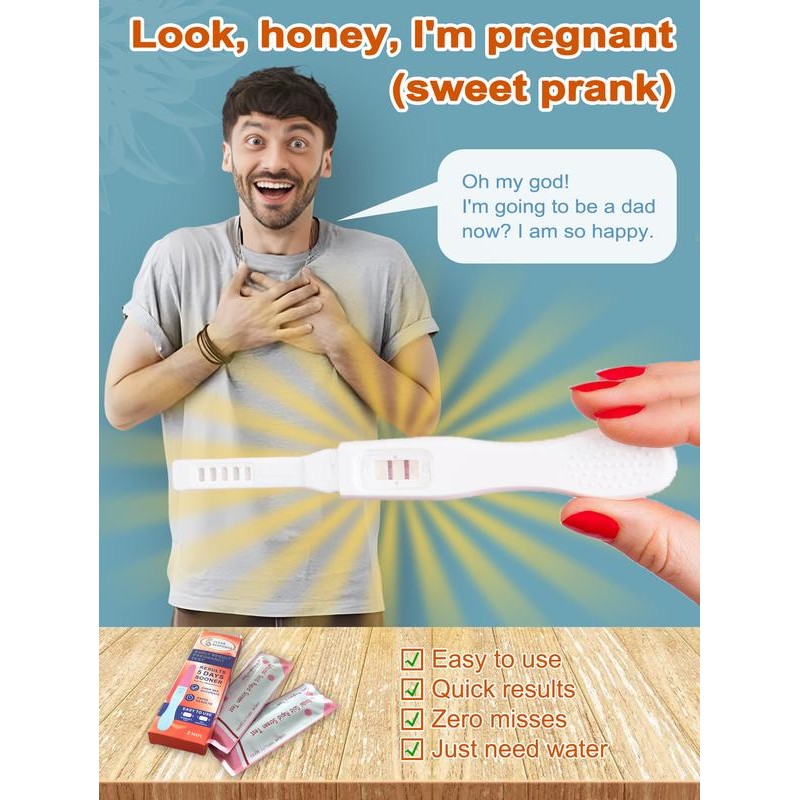 (2 Tests)Sweet Prank Of Pretending To Be Pregnant (See How