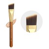 ROWNYEON CM185 Foundation Brush, Thin, Diagonal Type, Ultra Fine, Desert