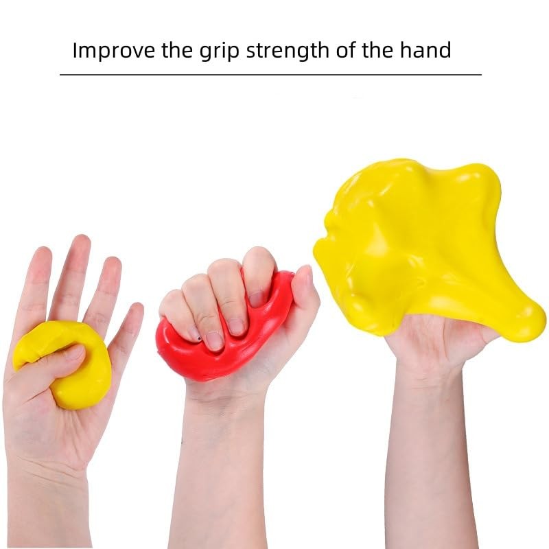 Hand Exercise Putty Kit, 4 Colours, Therapy Grip Strengthening and