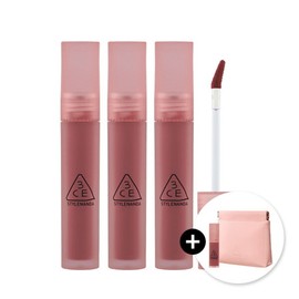 3CE 쓰리씨이 3CE블러 워터 틴트 3개 (증)클라우디 핑크 플립 파우치+미니 틴트(랜덤 3CE Blur Water Tint Set of 3 (Bonus) Cloudy Pink Flip Pouch + Mini Tint (Random)