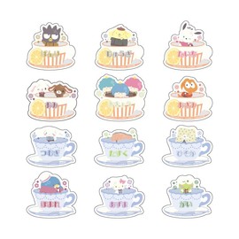 A3! x Sanrio Characters 06 A&W [Mini Character Illustration] Namae Plate Badges, Box of 12