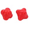 2pcs Rubber Reaction Bounce Balls Irregular Shape Reaction Balls for