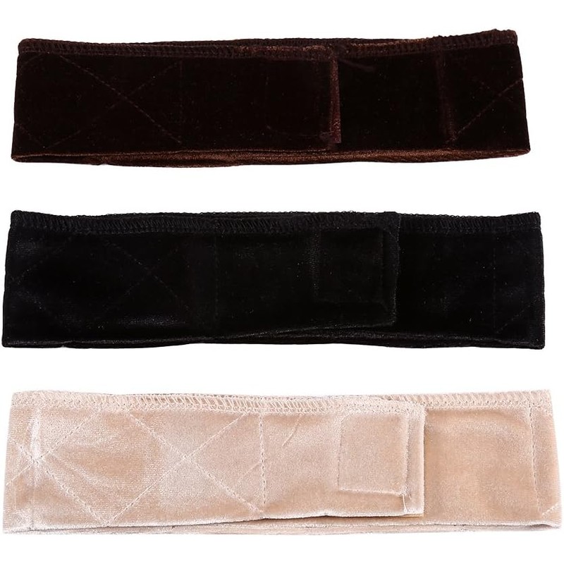 Banda para el Cabello Peluca Grip Terciopelo Ajustable Flexible Sujetar