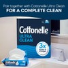Cottonelle XL Flushable Wet Wipes, Adult Wipes Large, 2 Flip-Top