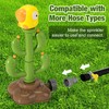 HeySplash Water Sprinkler Toy, Spinning Cactus Kids Sprinkler Toy, Summer