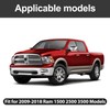 OUESAAS Rear Tailgate Emblem for 2009-2018 RAM 1500 2500 3500,