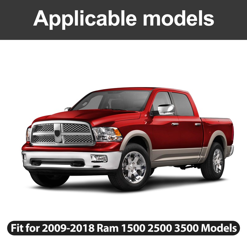 OUESAAS Rear Tailgate Emblem for 2009-2018 RAM 1500 2500 3500,
