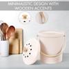 Beautiful Kitchen Compost Bin with Smell Proof Lid - Rust