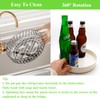 Turntable Organiser, 21 cm Diameter Fridge Rotating Plate, 360° Rotating