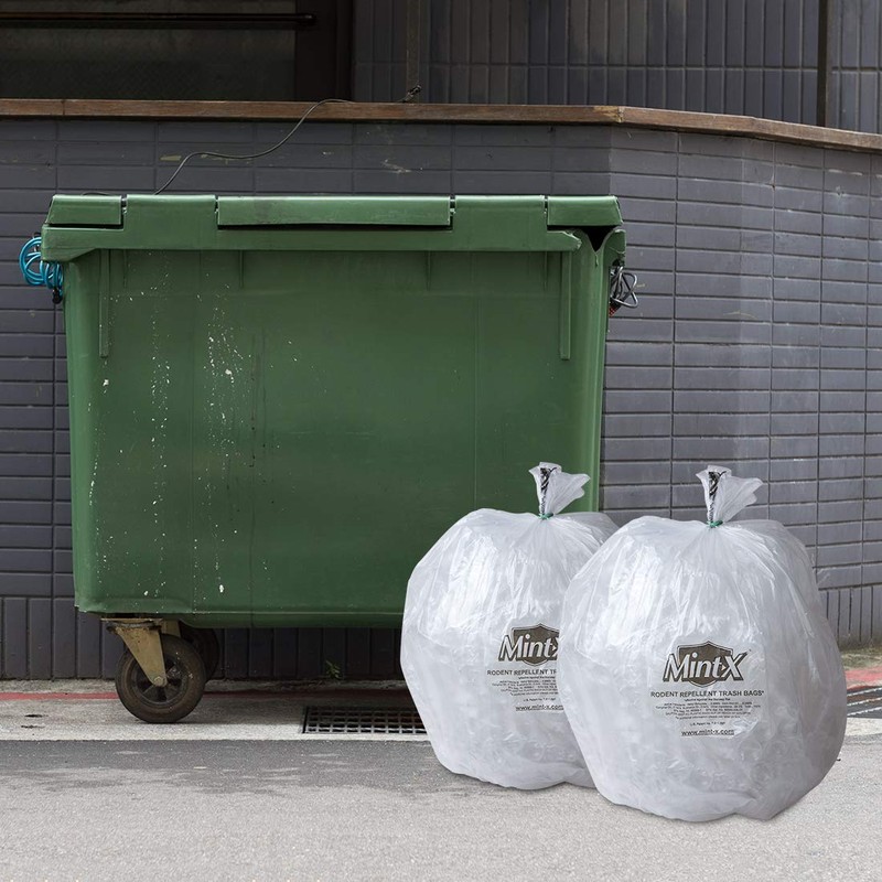 Mint-X - MX3860HD C22 Rodent Repellent Trash Bag, 0.870 Mil,
