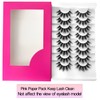 BTLLSSH 8Pair 3D5D 0.82INCH Thick False Eyelashes Fluffy Natural Look