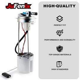 JuFenix Fuel Pump Module Assembly Compatible with GMC Sierra 1500 2010-2013, Chevy Silverado 1500 2010-2013 V8 4.8L 5.3L 6.2L 19256389 19257093 E4005M