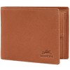 Mancini Bellagio Top Grain Leather RFID Secure Billfold with Coin