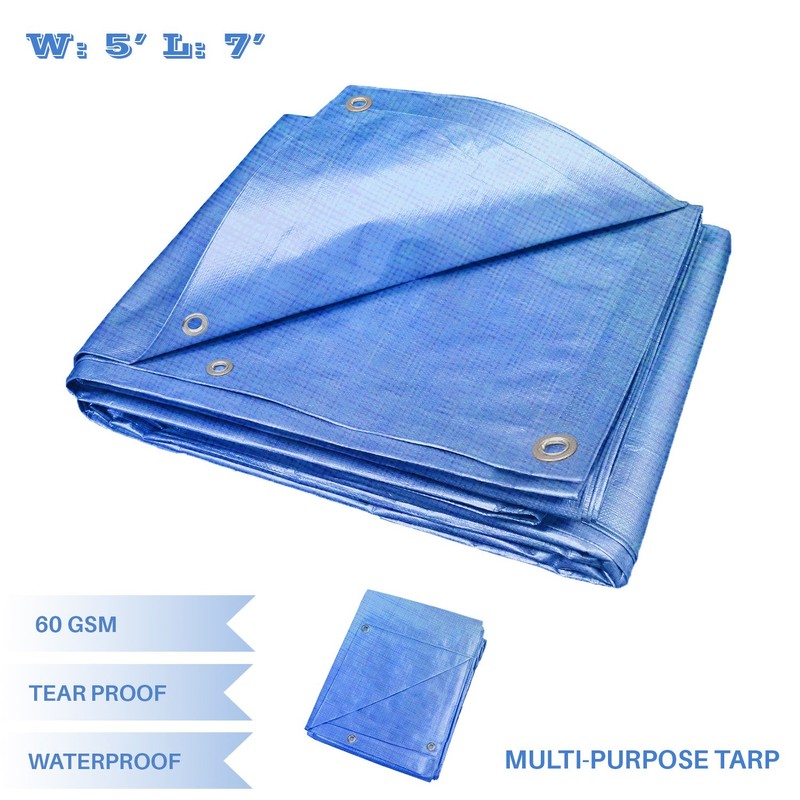 E&K Sunrise 5' x 7' Finished Size General Multi-Purpose Tarpaulin