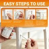 White Wood Touch Up Paint Pen 2.5oz /50ml Cabinets Furniture