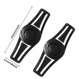 Kaslaider 2 Stück Kindersicherheitsgurt Schnalle Gurt, Verschluss Kindersitz Gurt Sicherung, Abschnallschutz Kindersitz, Gurtsammler Kindersitz, Autositz Brustgurt Clip für Autositze Kinderwagen