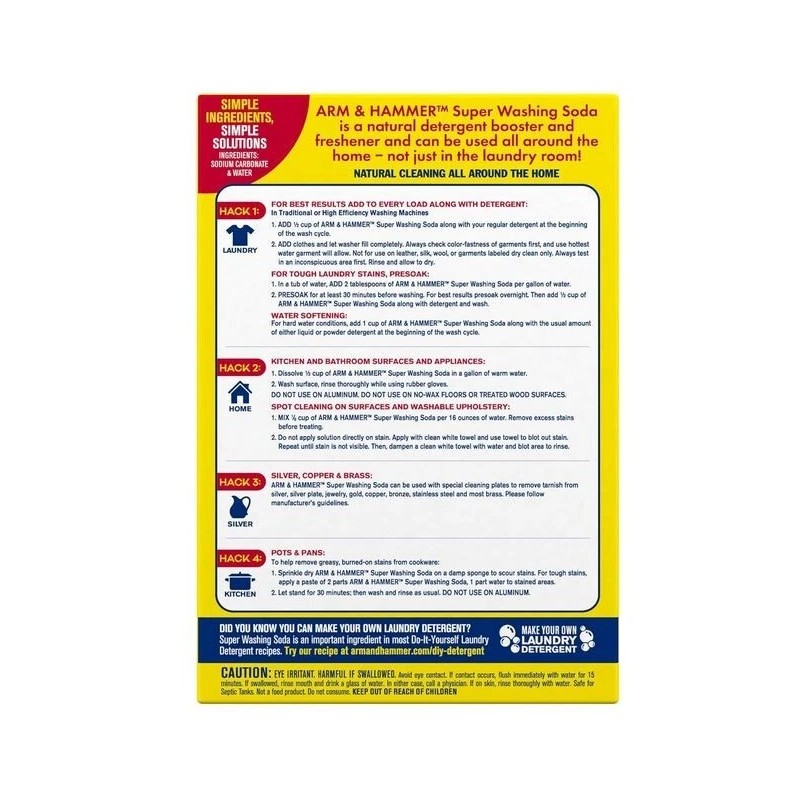 Church & Dwight Co Arm & Hammer Super Washing Soda,