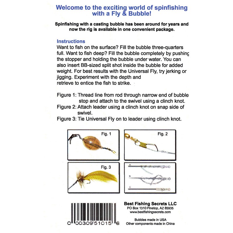 Fly & Bubble Casting Rig