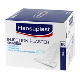 Hansaplast, Sensitive Injection Plasters 1.9 x 4 cm Pack of 100